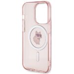Karl Lagerfeld KLHMP15LHFCCNOP iPhone 15 Pro 6.1" pink hardcase IML Choupette MagSafe - imagine 7
