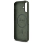 Case Guess Silicone Triangle Logo MagSafe for iPhone 17 khaki - imagine 7