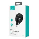 USAMS Wall Charger 1xUSB-C T36 mini 20W + USB-C to Lightning cable black PD3.0 Fast Charging XFKXLO - imagine 8