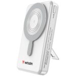 Powerbank Verbatim Charge n Go 10000mAh with stand Magnetic Wireless TFT display 2xUSB-C cable silve