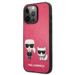 Karl Lagerfeld KLHCP13LPCUSKCP iPhone 13 Pro / 13 6,1" fuchsia hardcase Ikonik Karl & Choupett - imagine 2