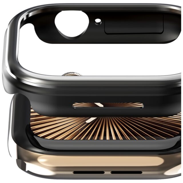 Araree case Amy for Apple Watch 10 / 11 46mm   gun metal - imagine 2