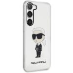 Karl Lagerfeld KLHCS23SHNIKTCT S23 S911 transparent hardcase Ikonik Karl Lagerfeld - imagine 4