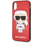 Karl Lagerfeld KLHCPXKSCORE iPhone X/Xs hardcase red Karl Space Cosmonaut - imagine 3