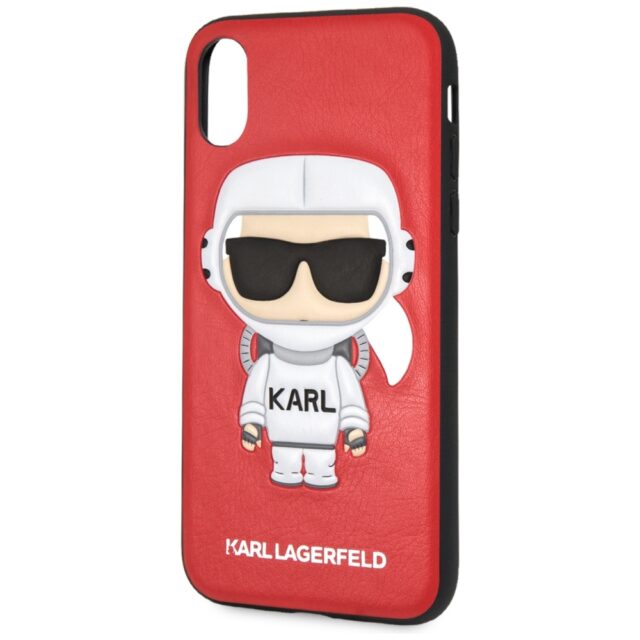 Karl Lagerfeld KLHCPXKSCORE iPhone X/Xs hardcase red Karl Space Cosmonaut - imagine 3
