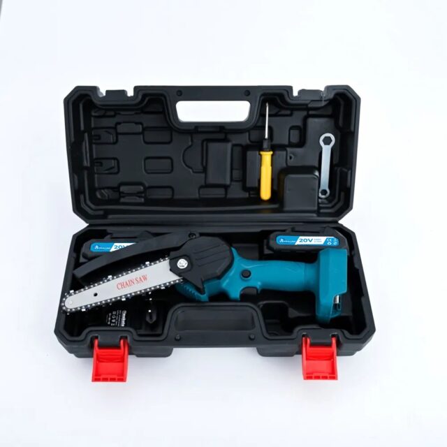 Extralink TM-107 | Mini electric chainsaw | 6 inch, 1.5 Ah battery - imagine 6