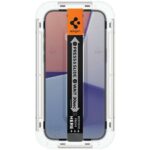 Spigen Glas.TR iPhone 15 Pro Max 6.7" "EZ FIT" 2 pcs. clear tempered glass AGL06872 - imagine 4