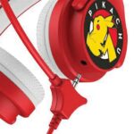 OTL Pokemon Pikachu Red dziecięcesłuchawki nauszne z mikrofonem / Interactive headphones - imagine 3