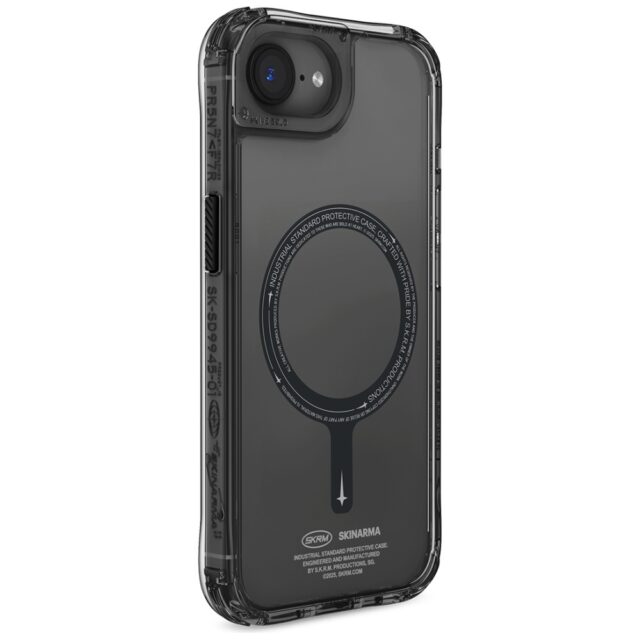 Case Skinarma Saido MagSafe for iPhone    16e black - imagine 3