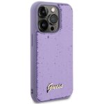 Guess GUHCP15XPSFDGSU iPhone 15 Pro Max 6.7" purple hardcase Sequin Script Metal - imagine 4