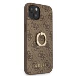Guess GUHCP13S4GMRBR iPhone 13 mini 5,4" brown hardcase 4G with ring stand - imagine 4