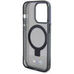 Case BMW BMHMP15XURSK iPhone 15 Pro Max 6.7" black hardcase Ring Stand M Collection MagSafe - imagine 7
