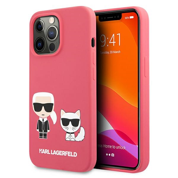 cps-0e6b88c40b706018f5d25e1ef17cb4aa-2025-12-06-17-48-38 Karl Lagerfeld KLHCP13XSSKCP iPhone 13 Pro Max 6,7" hardcase pink Silicone Karl & Choupette - imagine 1