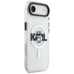 Karl Lagerfeld IML Choupette Sketch Logo MagSafe Case for iPhone Air Clear - imagine 4