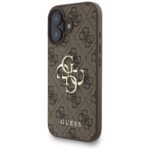 Guess 4G Strap 4G Classic Logo Case for iPhone 16 Brown - imagine 3