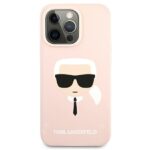 Karl Lagerfeld KLHCP13LSLKHLP iPhone 13 Pro / 13 6,1" light pink hardcase Silicone Karl`s - imagine 3