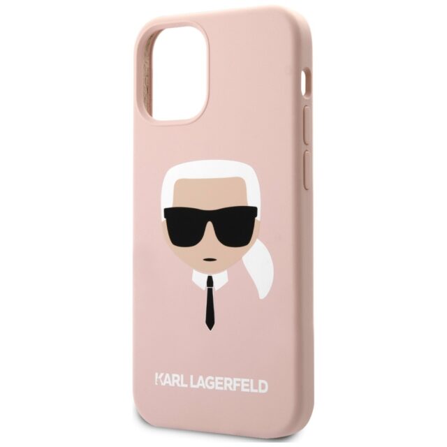 Karl Lagerfeld KLHCP12MSLKHLP iPhone 12/12 Pro 6,1" light pink hardcase Silicone Karl`s H - imagine 6