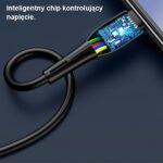 USAMS Cable U38 USB-C 5A Fast Charge for OPPO/HUAWEI 1m black SJ376USB01 (US-SJ376) - imagine 4