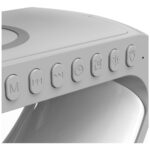 Multifunctional Lamp MajesticLine with alarm clock and bluetooth speaker whiteZapytaj Chat - imagine 3