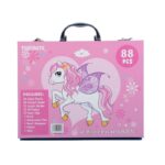 Extralink Art Set for Painting, Pink Unicorn with 88 Pieces - imagine 2
