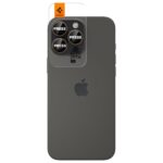 Spigen Optik Pro Glas.TR "EZ FIT" iPhone 16 Pro/Pro Max 2pcs desert titanium AGL08862 - imagine 2