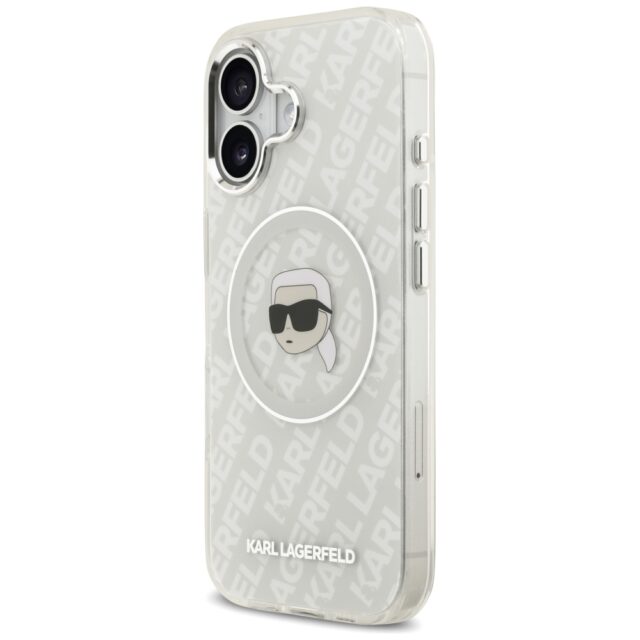 Karl Lagerfeld IML Karl Head Logo MagSafe Case for iPhone 17 Grey - imagine 2