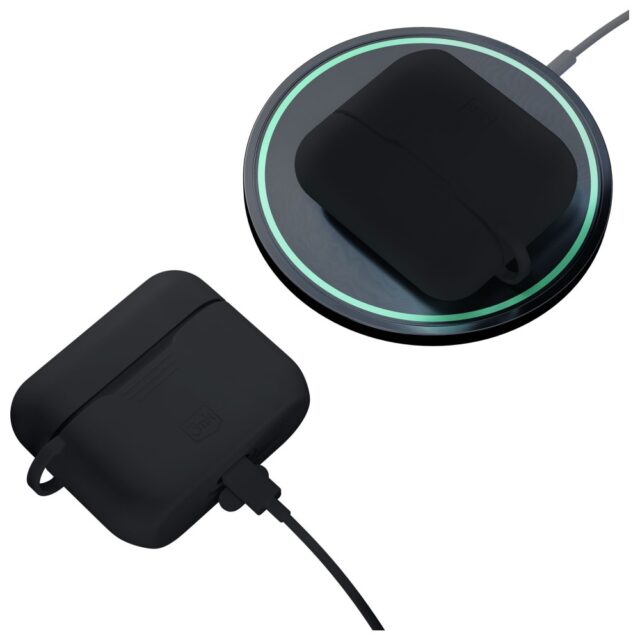 Etui 3MK Silicone AirPods Case do Apple   AirPods Pro 3 czarny - imagine 4