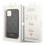 Guess GUHCP14SG4GLGR iPhone 14 / 15 / 13 6.1" grey hard case 4G Stripe Collection - imagine 8