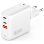 Ładowarka sieciowa 4smarts Flex 65W      2xUSB-C + 1xUSB-A biały