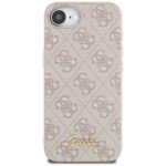 Case Guess 4G Script Logo MagSafe for iPhone 16e pink - imagine 2