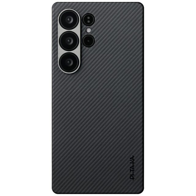 Case PITAKA Ultra-Slim MagSafe for Samsung Galaxy S25 Ultra black grey - imagine 2