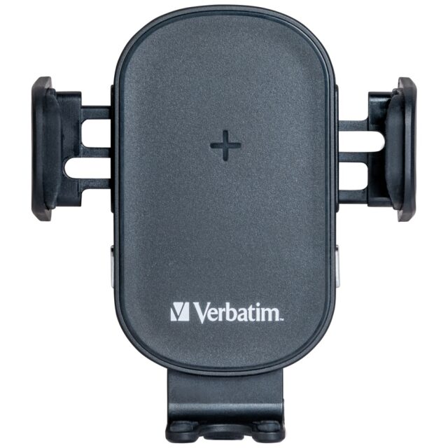 Car holder with wireless charger Verbatim FWC-01 15W Qi black 49552 - imagine 3