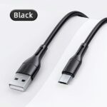 USAMS U68 microUSB 2A Fast Charge 1m black SJ502USB01 (US-SJ502) - imagine 9