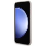 Guess GUHMS24MG4GFRP S24+ S926 pink hardcase 4G Collection Leather Metal Logo MagSafe - imagine 5