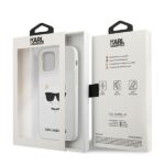 Karl Lagerfeld KLHCP12LSLCHWH iPhone 12 Pro Max 6,7" hardcase white Silicone Choupette - imagine 8