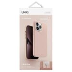 UNIQ Lino Hue Case iPhone 14 Pro Max 6,7" Magclick Charging blush pink - imagine 7