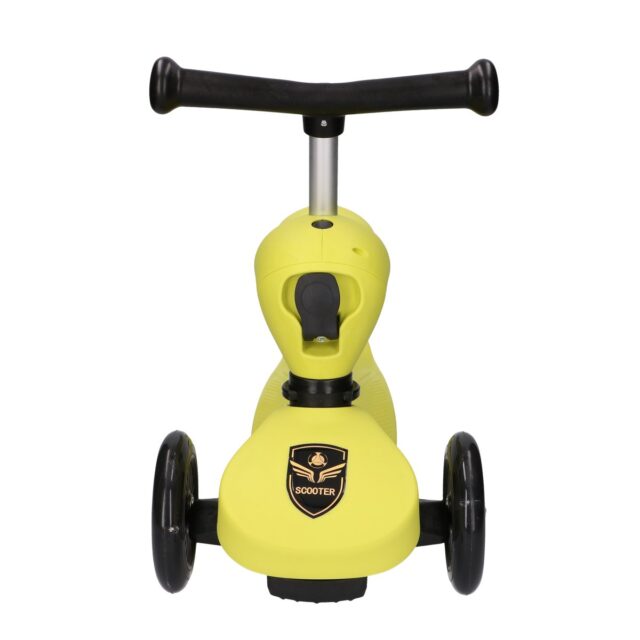 Extralink Kids Scooter Boss Ride Yellow - Children's Balance Bike - imagine 3