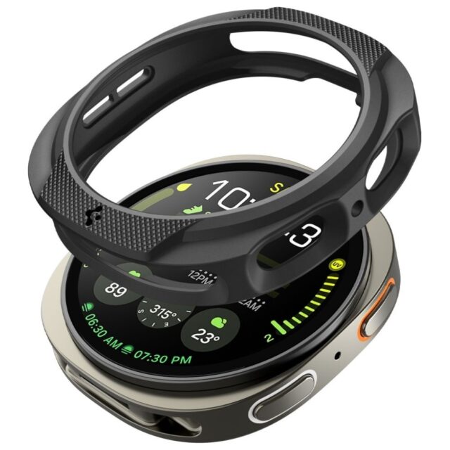 Case Spigen Liquid Air for Samsung Galaxy Watch 8 44mm black - imagine 6