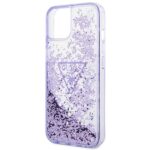 Guess GUHCP14MLFCTPU iPhone 14 Plus / 15 Plus 6.7" purple hardcase Liquid Glitter Palm Coll - imagine 6