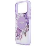 Etui Guess IML Flower & Tonal Circle      MagSafe do iPhone 17 Pro Max fioletowy - imagine 6
