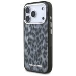 Karl Lagerfeld IML Leopard Pattern MagSafe Case for iPhone 17 Pro Black - imagine 2