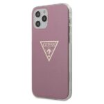 Guess GUHCP12MPCUMPTPI iPhone 12/12 Pro 6,1" pink hardcase Metallic Collection - imagine 2