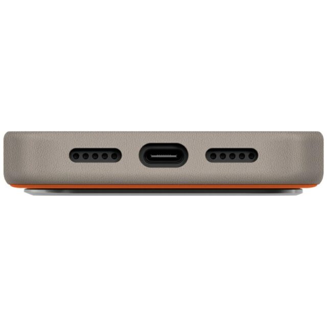 UNIQ Lyden DS Case for iPhone 17 Pro Magclick Charging Orange/Gray - imagine 5