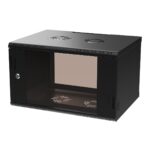 Extralink Premium 6U 600x450 Black | Rack cabinet | tool-free mounting, wall-mounted - imagine 3