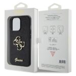 Guess GUHCP13LHG4SGK iPhone 13 Pro / 13 6.1" black hardcase Glitter Script Big 4G - imagine 8