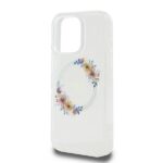 Guess GUHMP16LHFWFCT iPhone 16 Pro 6.3" transprent hardcase IML Flowers Wreath MagSafe - imagine 6