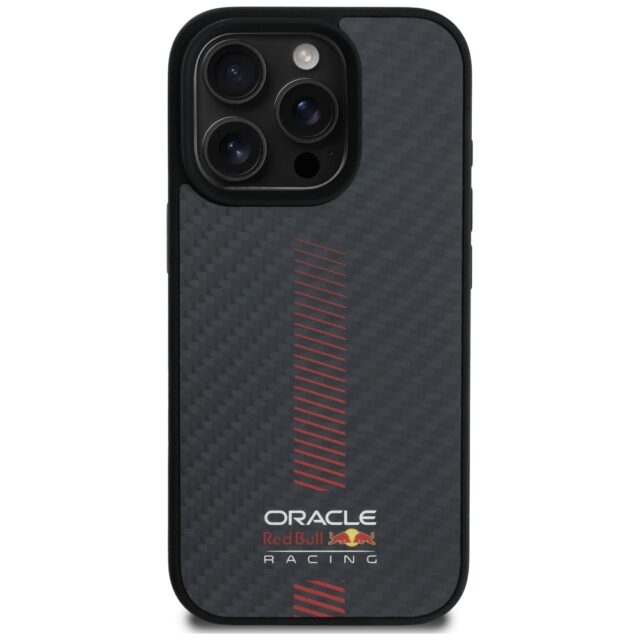 Red Bull RBHMP16X24CFGSMK iPhone 16 Pro Max 6.9" hardcase black Carbon Fiber Power Bar MagSafe - imagine 3