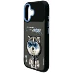 Case Nimmy Cool&Cute 2.0 Wolf for iPhone  17  black - imagine 5