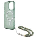 Guess GUHMP16XHGCRELSA iPhone 16 Pro Max 6.9" green hardcase hardcase IML Glitter With Pearl - imagine 6