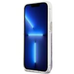 Guess GUHCP13LLFLSU iPhone 13 Pro / 13 6,1" purple hardcase Flower Liquid Glitter - imagine 5